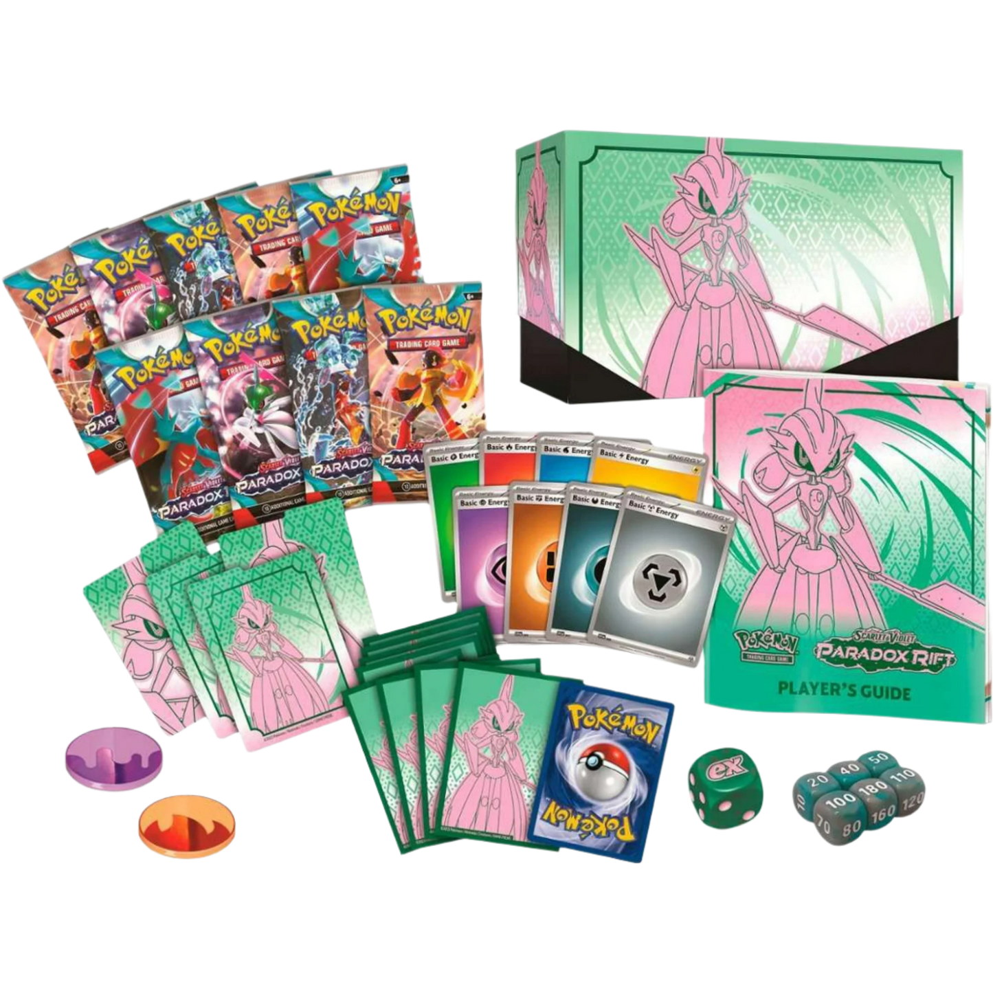 Pokemon Scarlet & Violet Paradox Rift Iron Valiant Elite Trainer Box