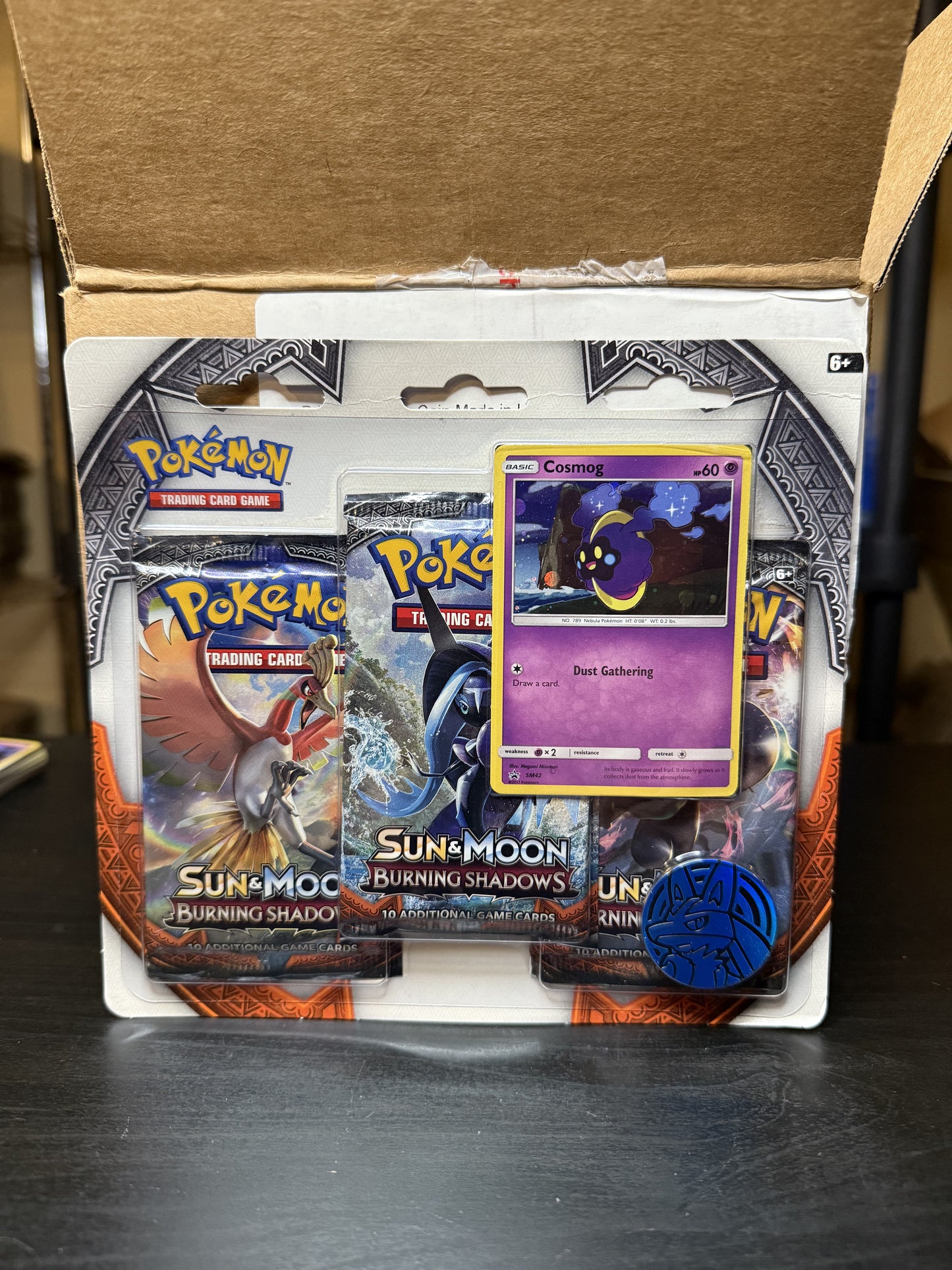 Pokemon TCG S&M Burning Shadow 3 Pack Blister (Variant Random)