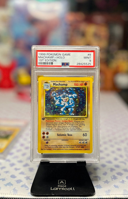 PSA 9 1999 Machamp - Holo 1st Edition