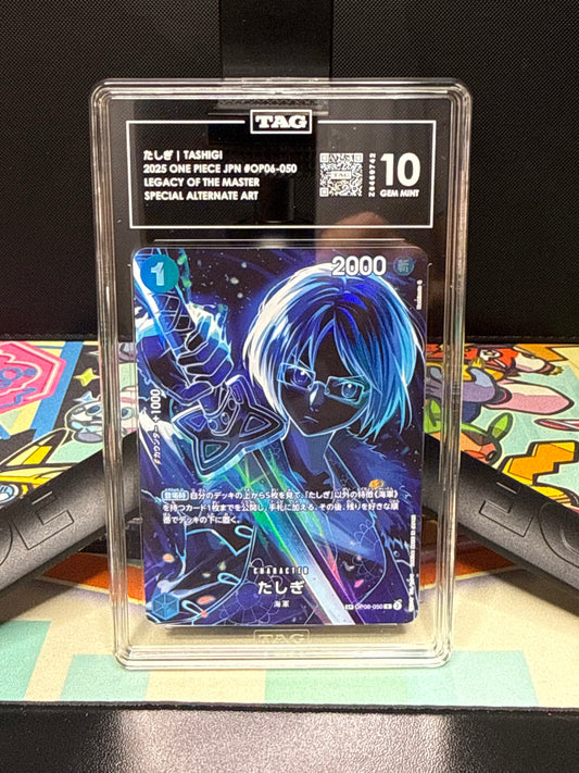 TAG 10, TASHIGI
2025 ONE PIECE JPN #OP06-050
LEGACY OF THE MASTER SPECIAL ALTERNATE ART