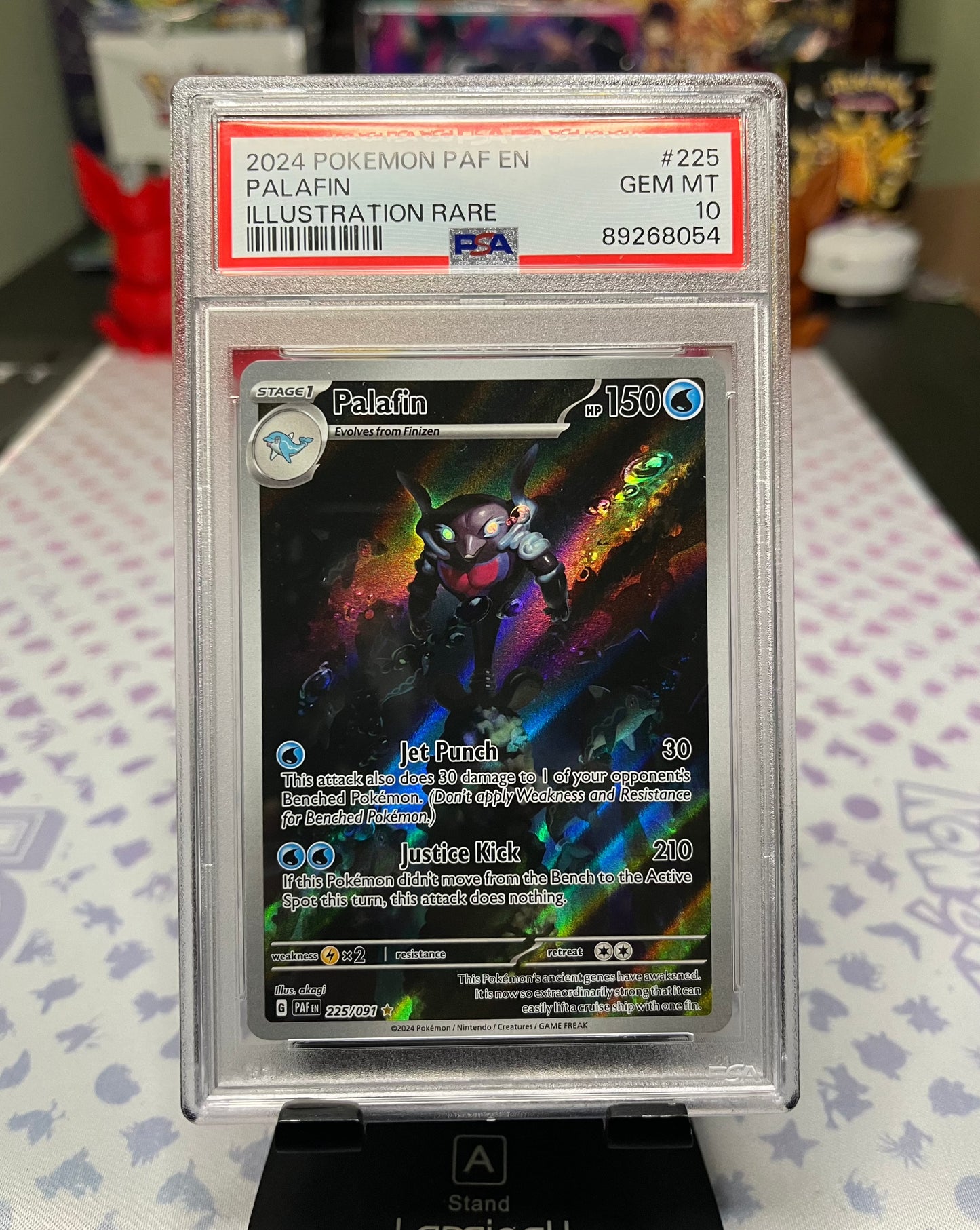 Palafin Illustration Rare PSA 10