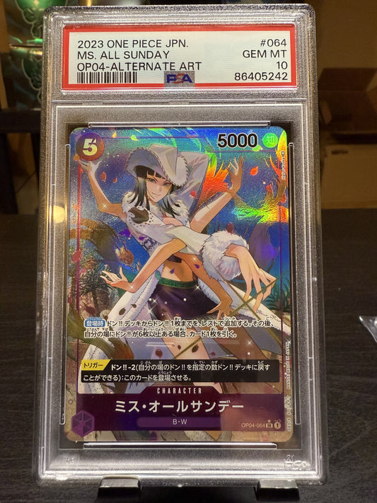 Ms.All Sunday, ALT ART, OP-04 JAPANESE KINGDOMS OF INTRIGUE