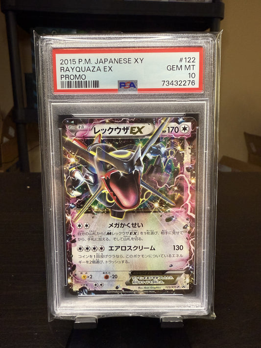 Shiny Rayquaza EX, 2015 Japanese XY Promo, PSA 10