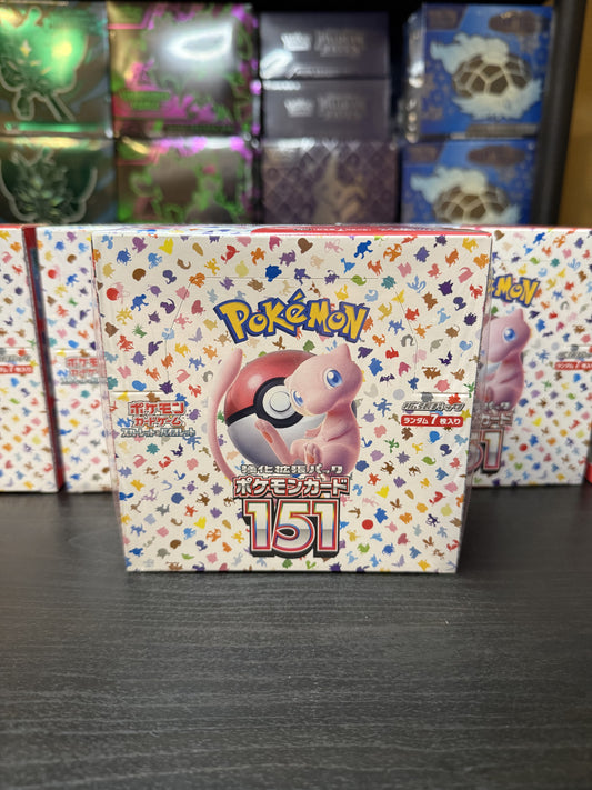 Japanese Pokemon 151 Booster Box