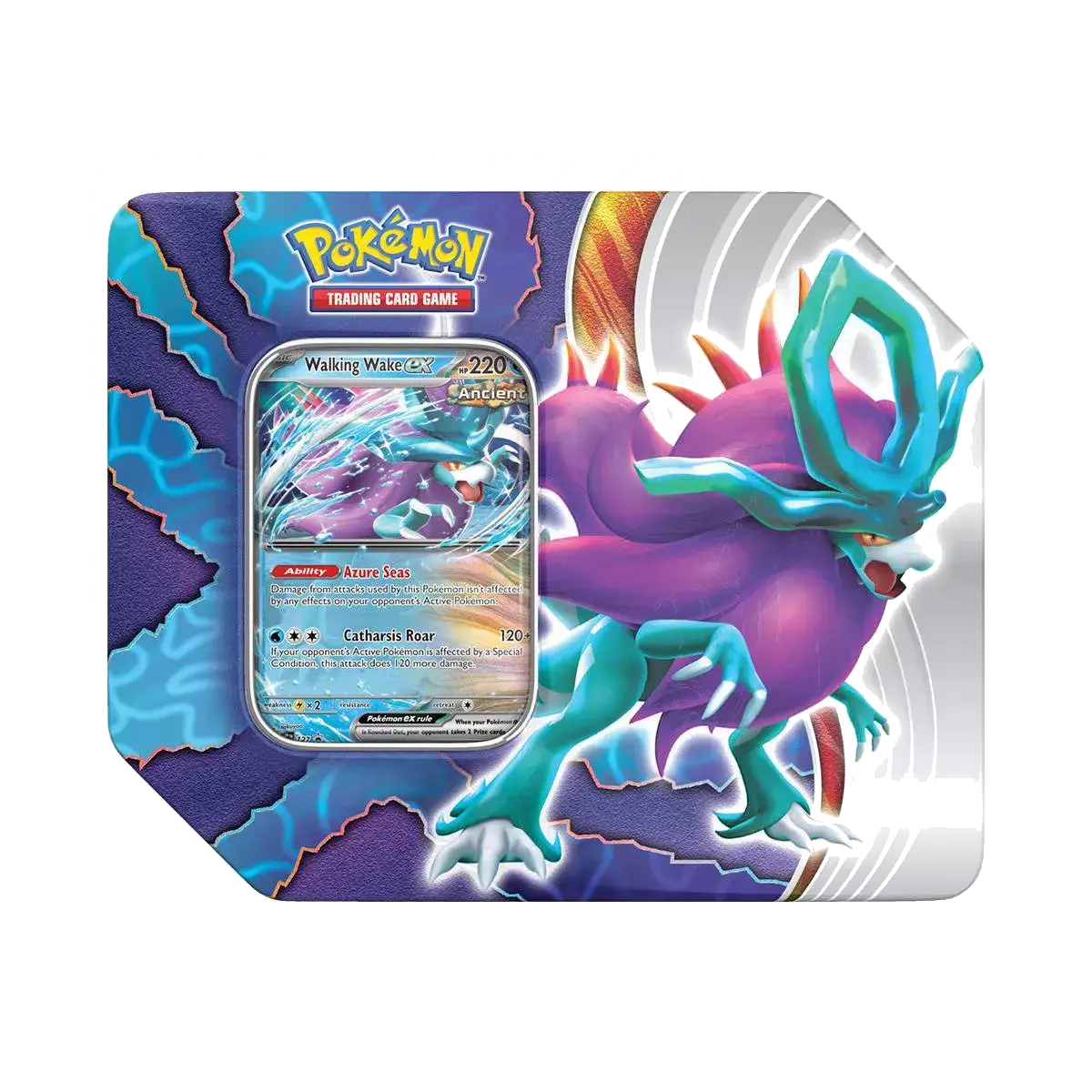 Pokémon Trading Card Game: Paradox Clash Tin - Walking Wake