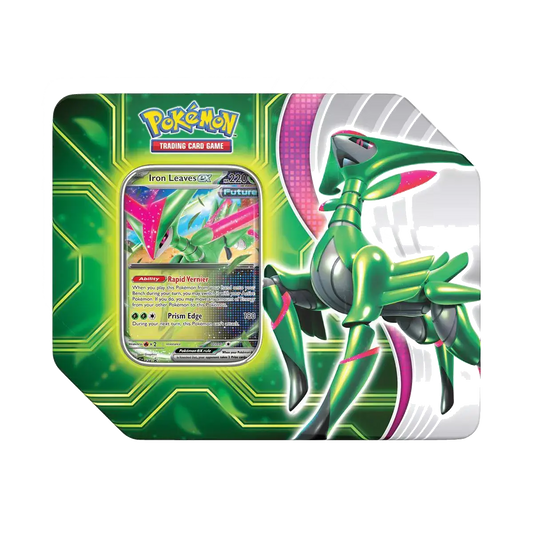 Pokémon Trading Card Game: Paradox Clash Tin - Iron Leaves